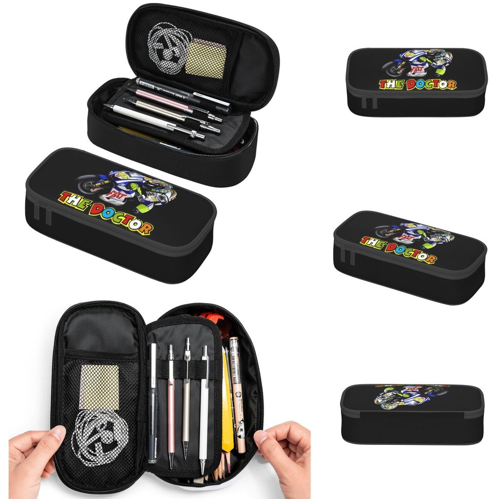 

Moto-Gp Rossi-Race 46 Pencil Cases Big Capacity Pen Bags Pen Box Pencil Pouch For Boys Girls Students Stationery School Office