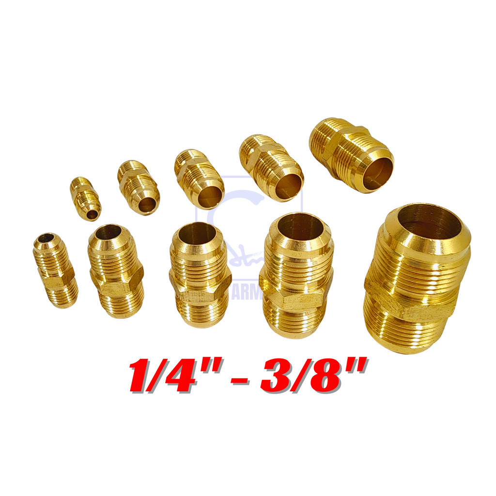 

Double Nepel AC 1/4 3/8" Tengah - Starmec