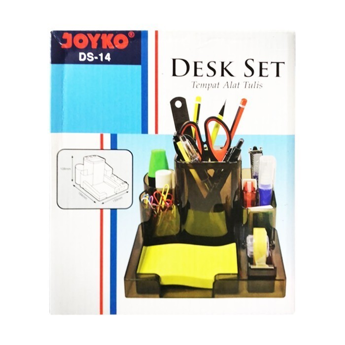 

Joyko DS-14 Tempat Alat Tulis/Desk Set/Stationary Stand/Desk Organizer