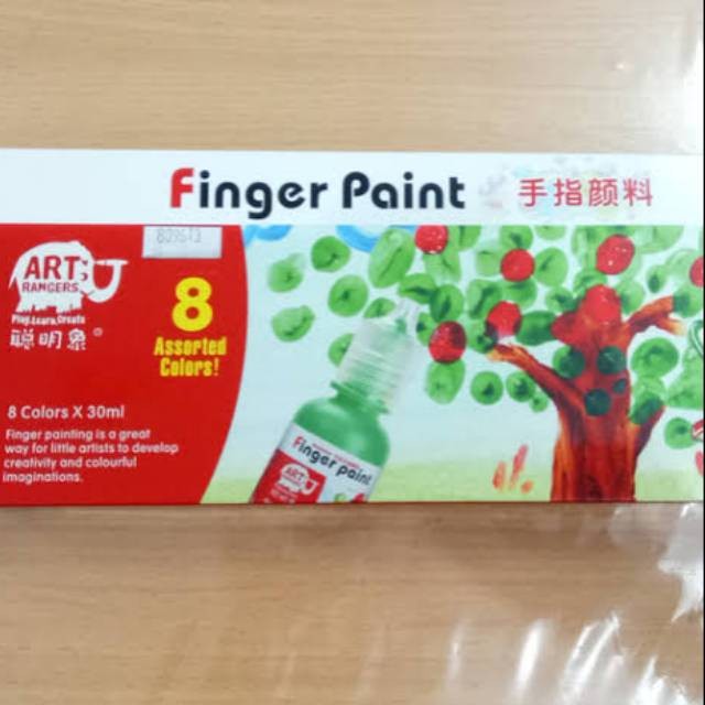 

[S_ATK] FINGER PAINT ART RANGER ISI 8 WARNA