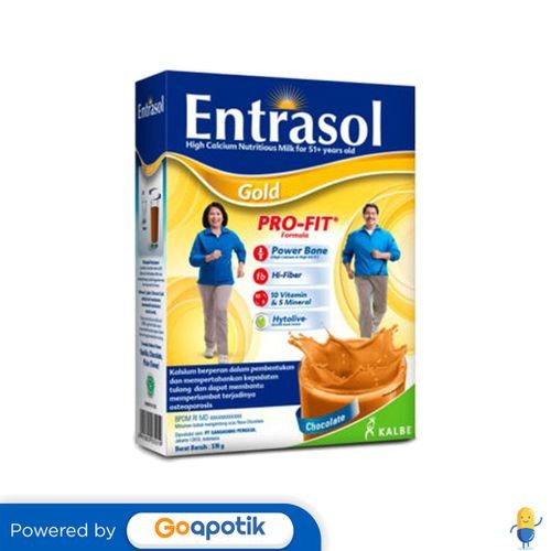 

Entrasol Gold Susu Rasa Coklat 370 Gram Box