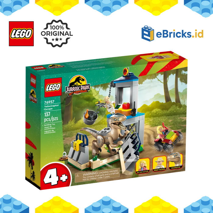 Lego Jurassic World 76957 Velociraptor Escape