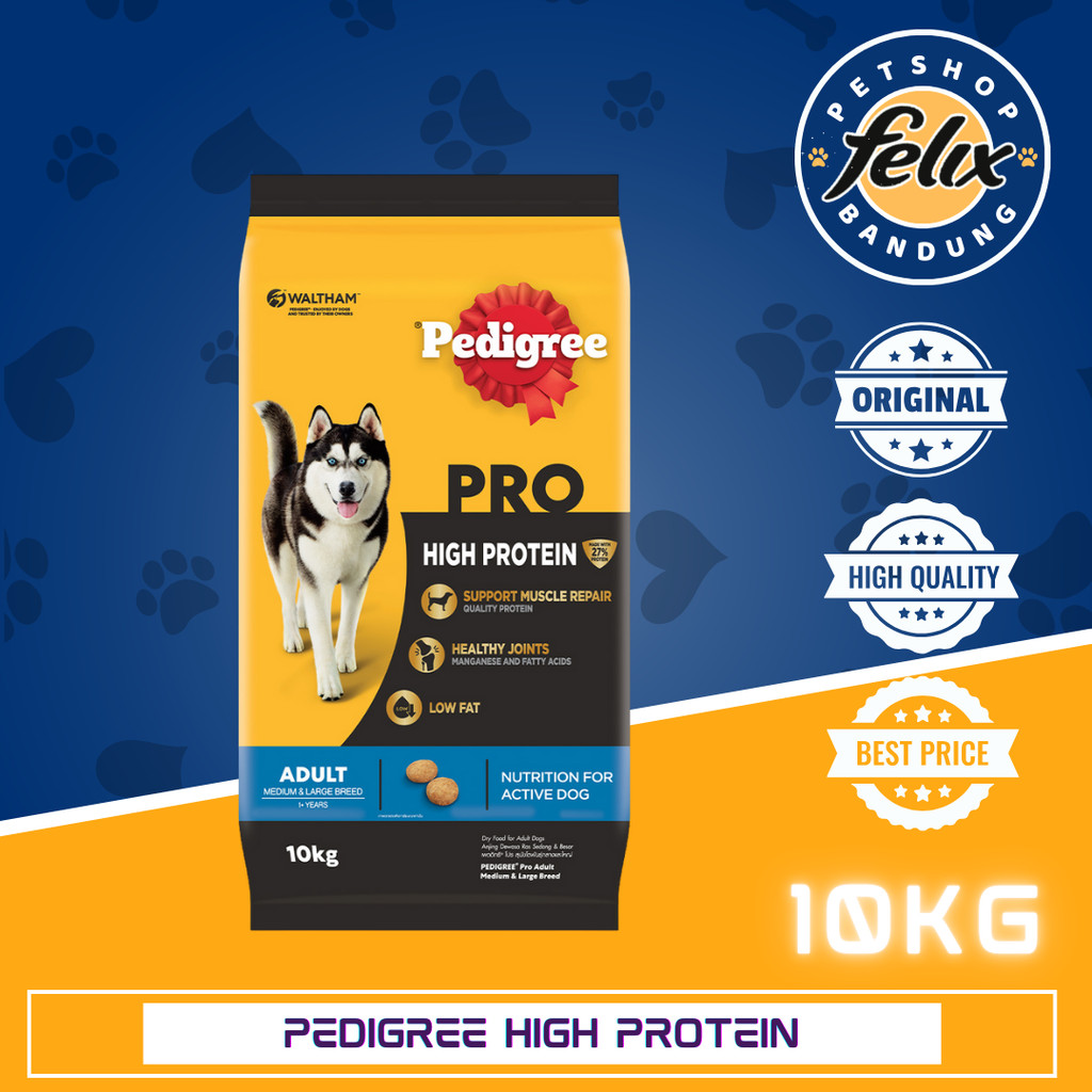 Pedigree Pro High Protein Adult Medium & Large Breed 10kg