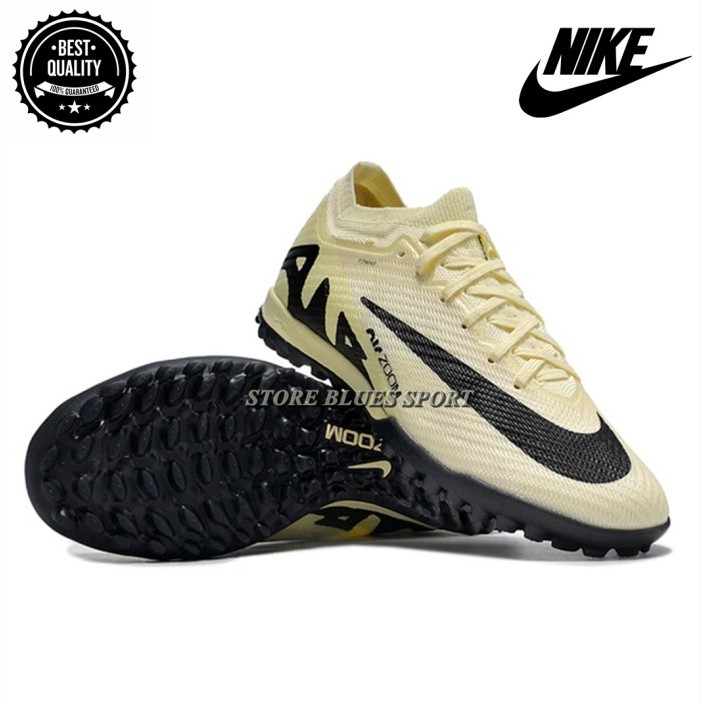 ✨TERLARIS  -Sepatu Futsal Nike Air Zoom Mercurial 15 Elite turf Lemonade Black - 39