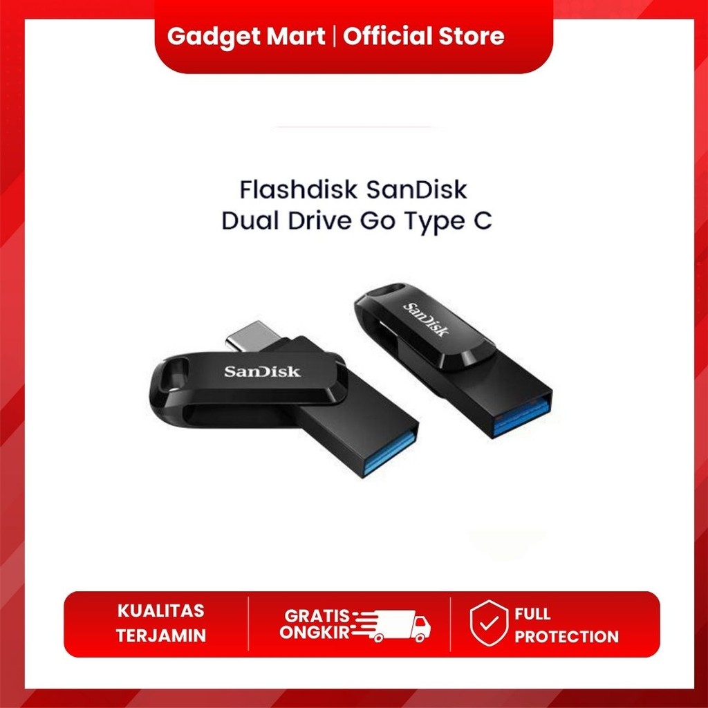 Flashdisk OTG SanDisk Dual Drive Go Type C