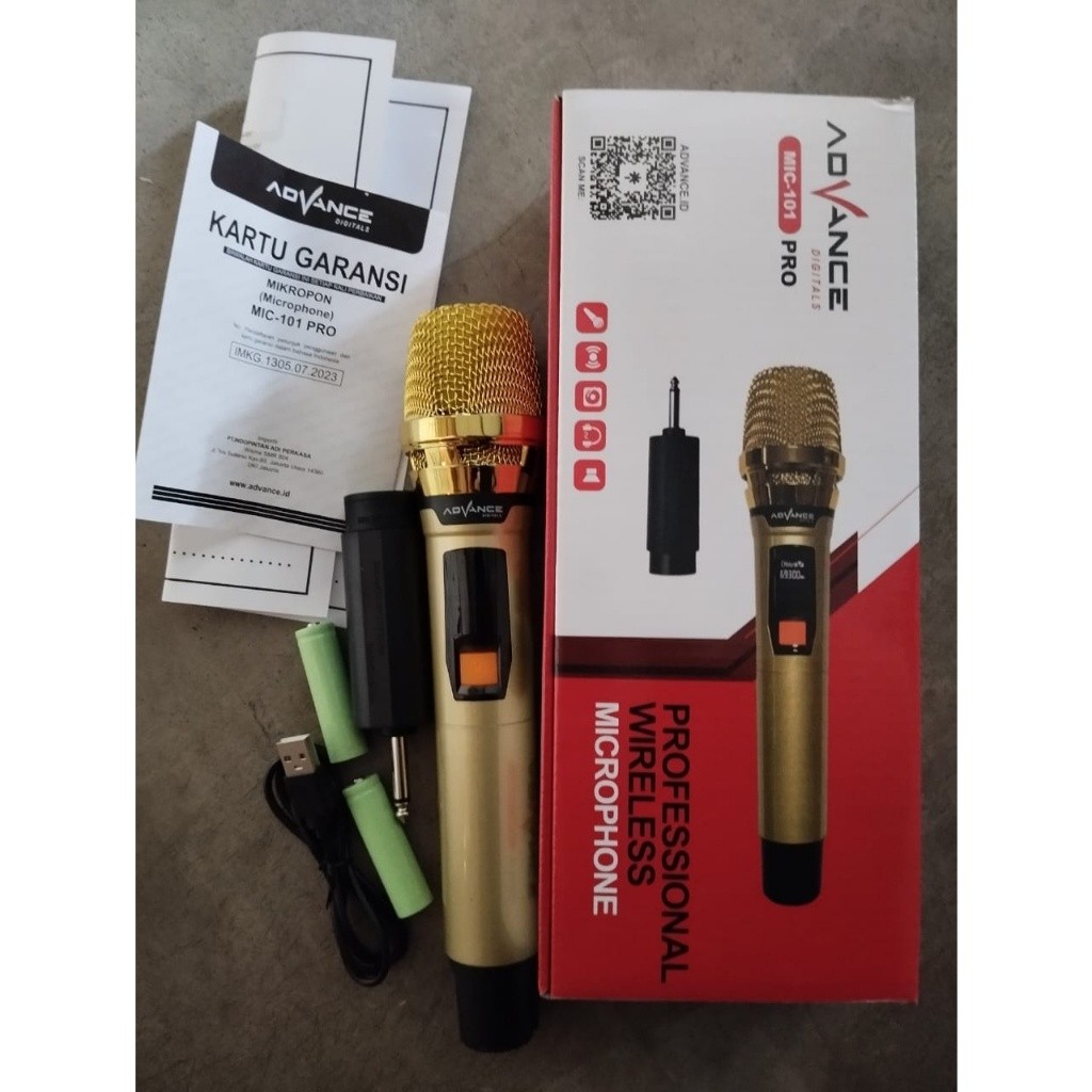 ID MICROPHONE MIC101PRO ADVANCE/MIC WIRELLES 101PRO/MIC 101 PRO ADVANCE