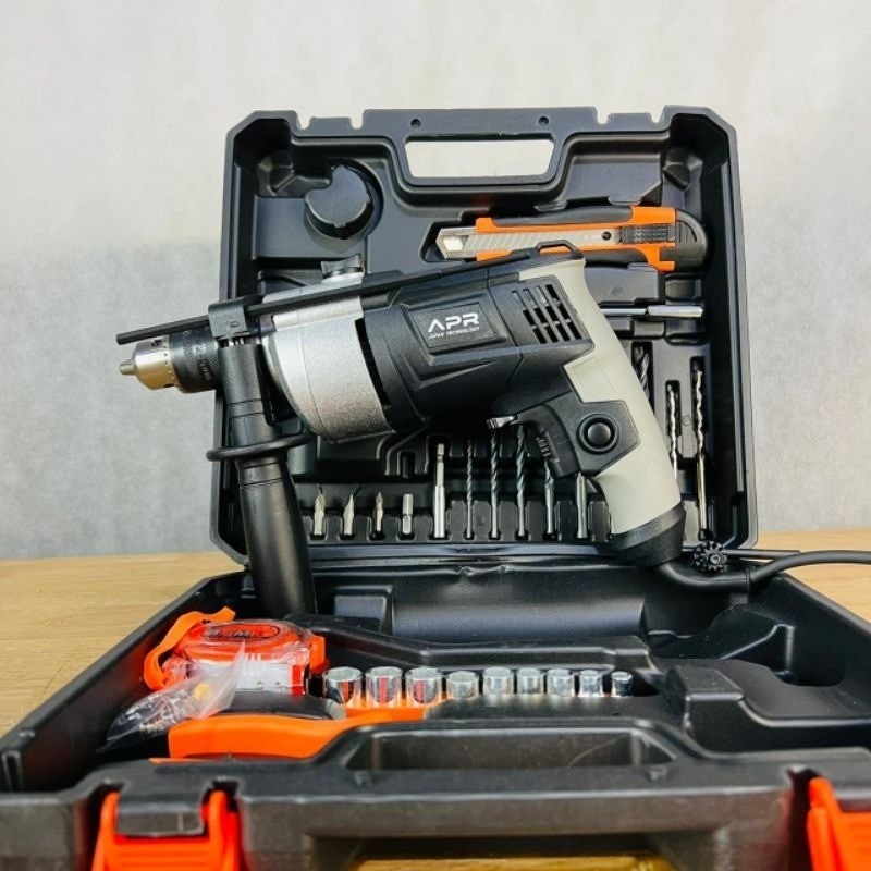 APR JAPAN mesin bor beton 13mm impact drill type A13-8S bor untuk kerja berat multifungsi AP08 [ATS]