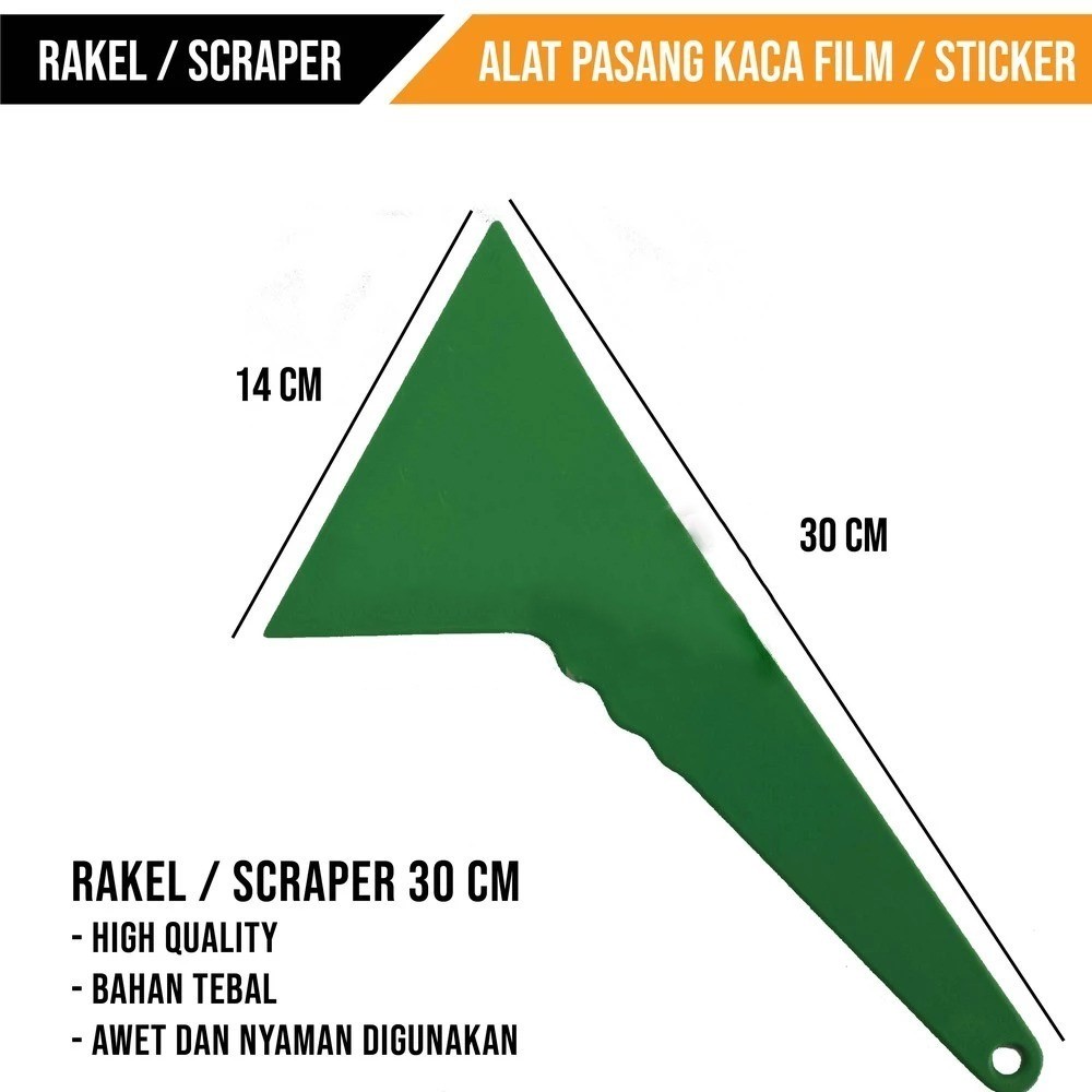 Rakel / Kape / Scraper Panjang 30 CM Alat Pasang Stiker dan Kaca Film High Quality