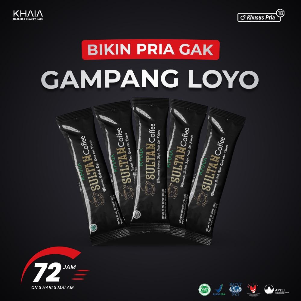 

Free Ongkir - Minuman Kopi Khaia Sultan 1 Kotak Isi 10 Sachet - Original 100 % - Aman BPOM