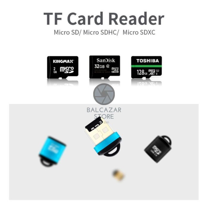 Card Reader MicroSD Micro SD USB 2.0 OTG Flashdisk for PC Laptop