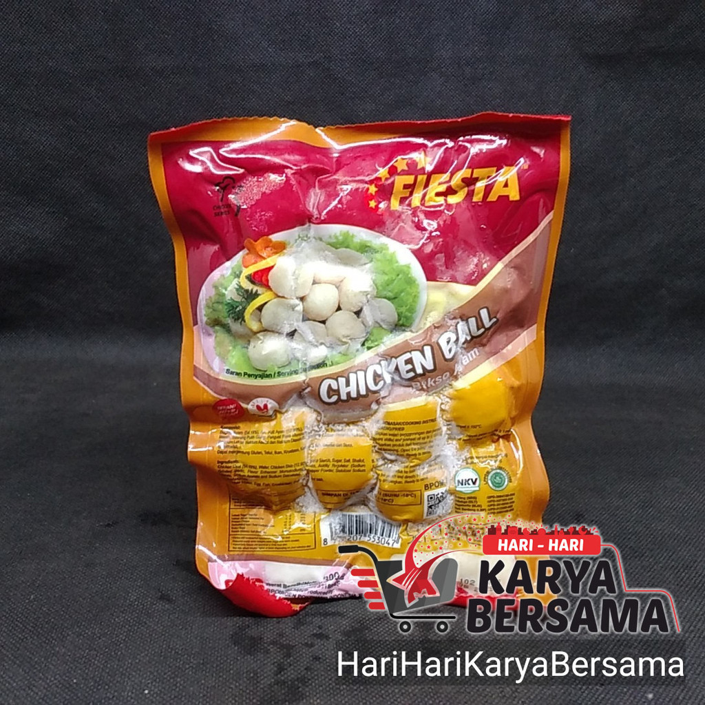 

MAKANAN BEKU FIESTA CHICKEN BALL BAKSO AYAM 300GR