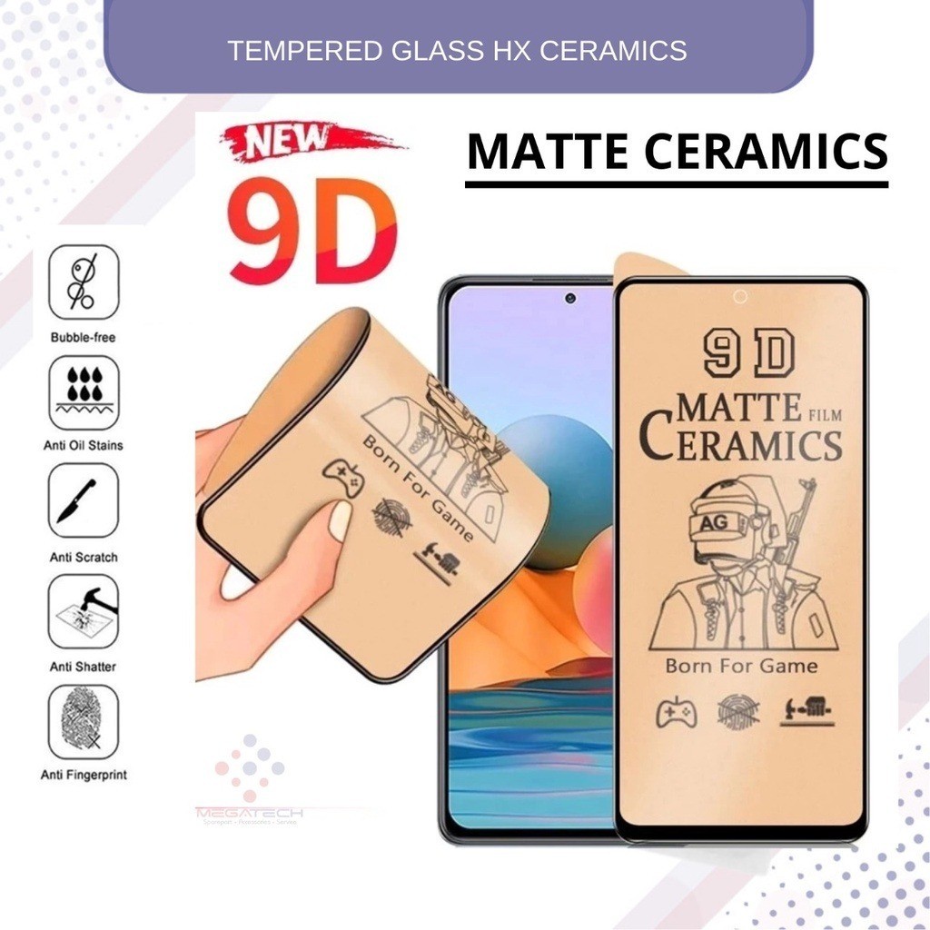 ANTI GORES OPPO RENO 5 / ANTI GORES OPPO RENO 5F HX MATTE CERAMICS ANTI PECAH