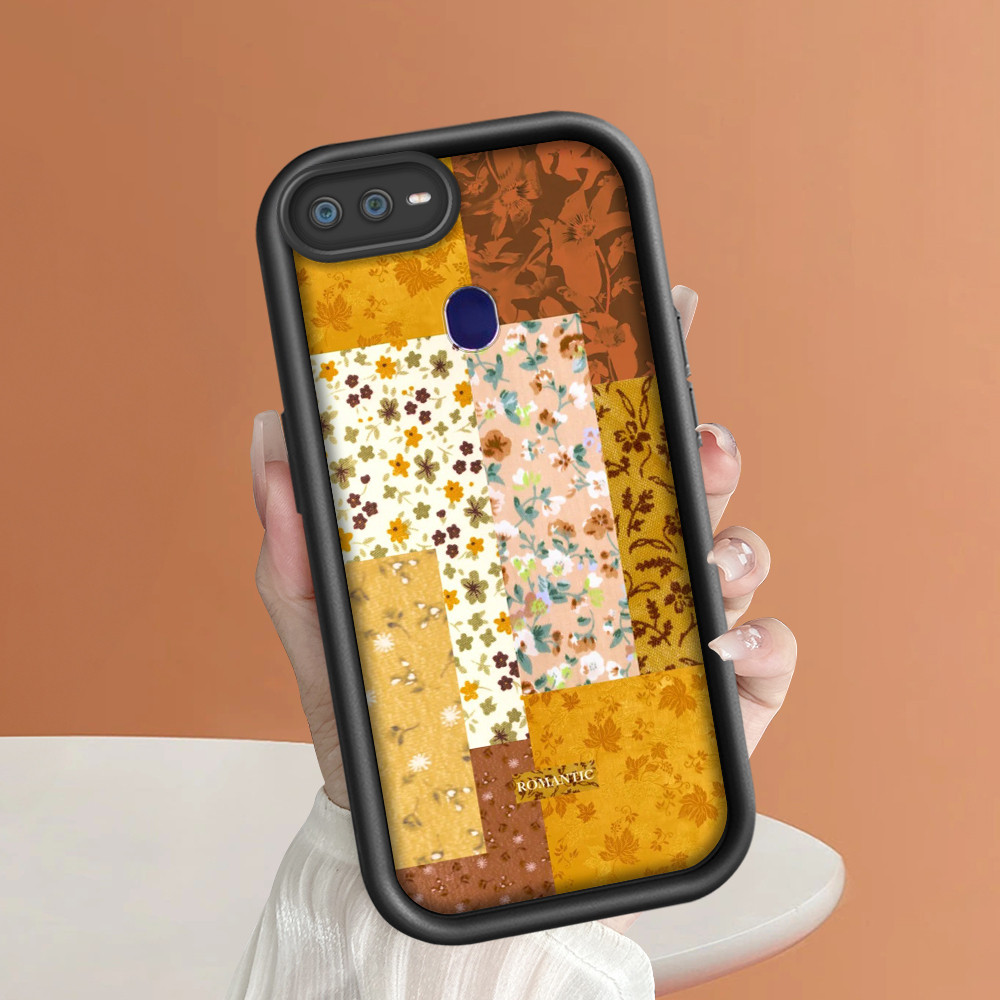 Casing Hp Untuk Realme 2 Pro U1 Vintage Flower Pattern Soft Silicone Phone Case Softcase Kesing 3594