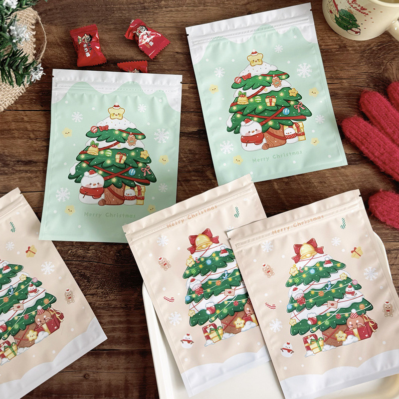 

Plastik Klip Ziplock Kemasan Natal Christmas Packaging Snack Candy Cute Packaging Ziplock