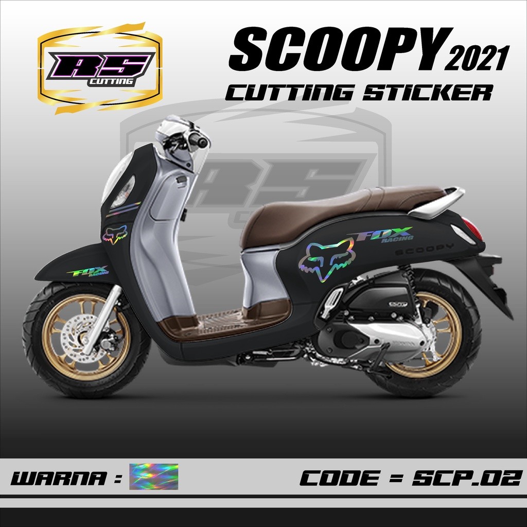 Cutting stiker motor scoopy all varian - Aksesoris Motor Honda Scoopy Prestige List Variasi Cutting