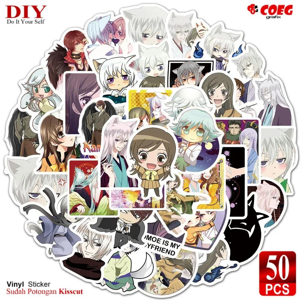 

50 PCS Stiker Kamisama Love Series CG88 - Stiker Graffiti untuk Helm, Dekorasi Dinding, dan DIY