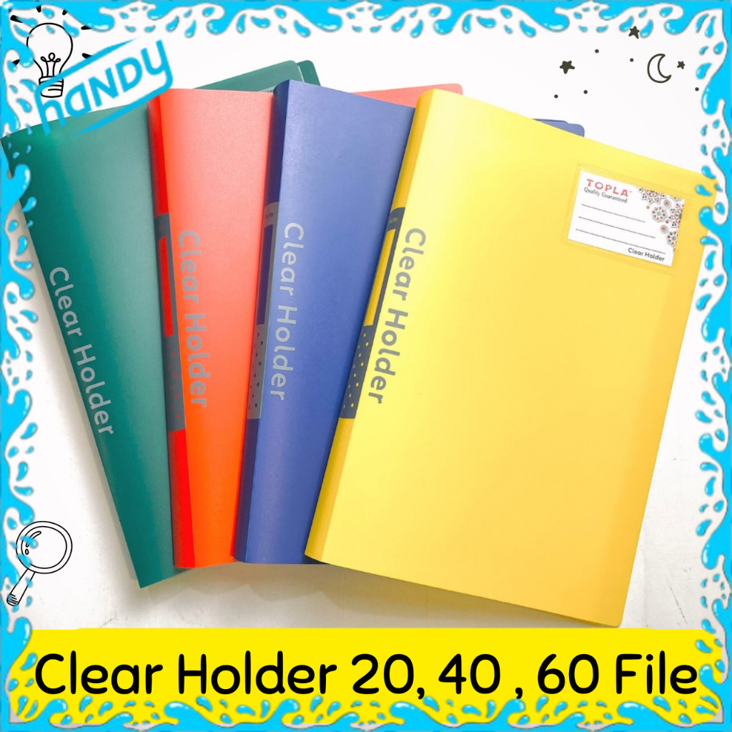 

Clear Holder Folio / COD / Folio / Dokumen Keeper F4 Folio / 20 40 60 Lembar