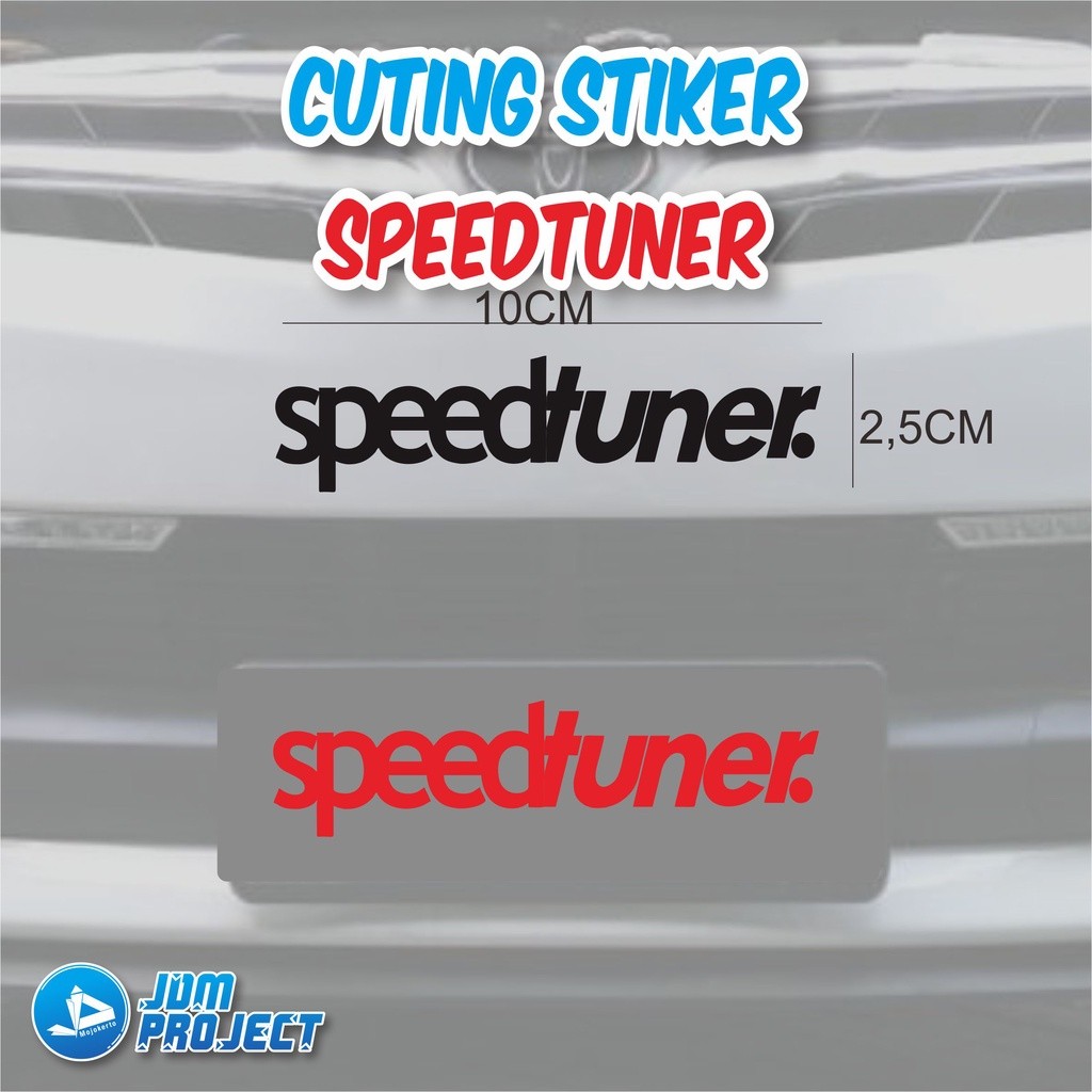 

Cetak Kilat - [SIAP KIRIM] STICKER SPEEDTUNER CUTTING UKURAN 10 CM