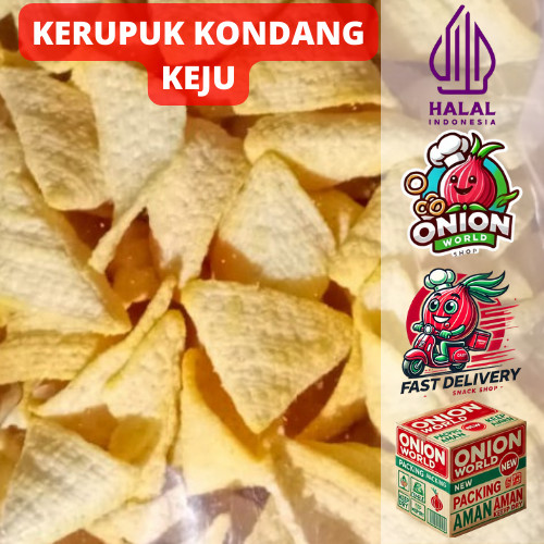 

UWD KERUPUK KONDANG KEJU 100gr Yola Yola Ciki Terompet Snack Terompet Potato Corn Kerupuk Kentang