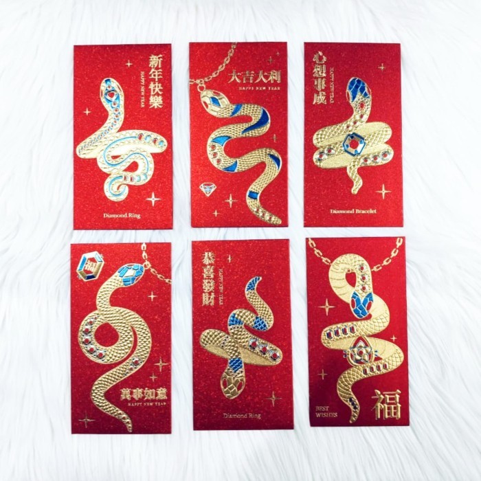 

Angpao Imlek Shio Ular 4064 Import Ukuran Besar Mewah