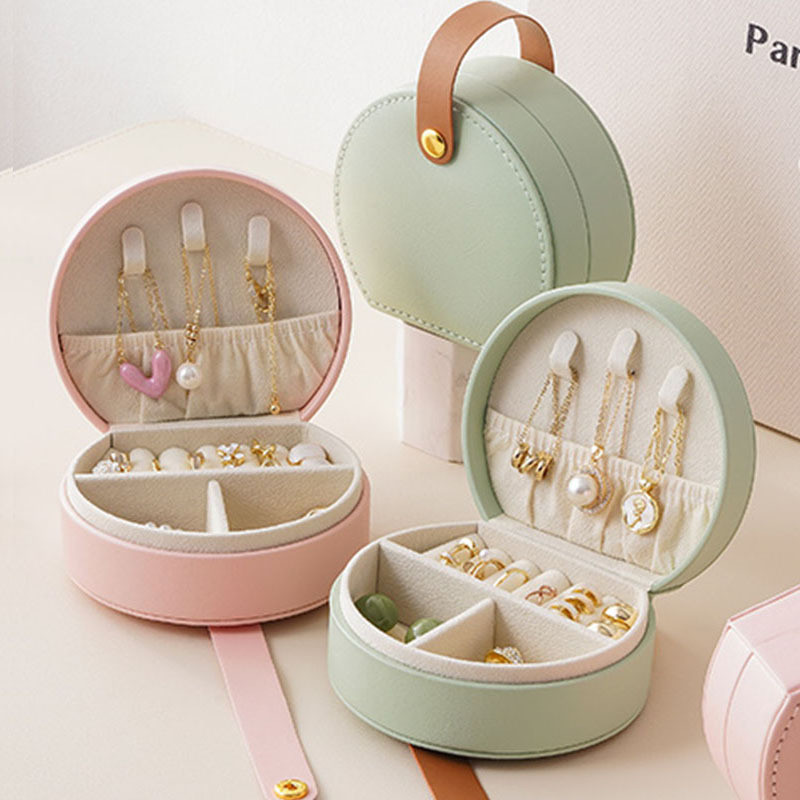 

Jewelry Box Creative Portable Handbag Necklace Ring Earrings Travel Jewelry Box Jewelry Storage Box Small and Cute