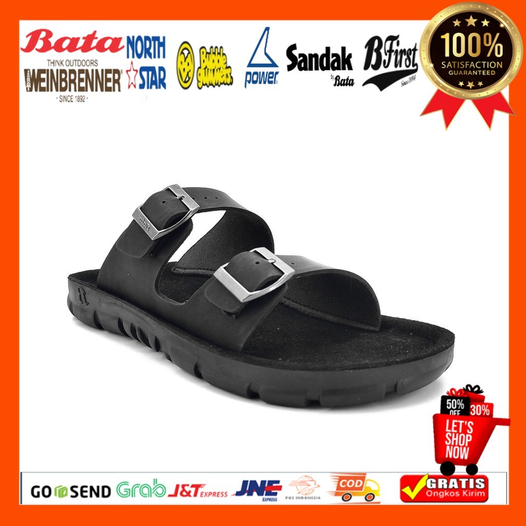 Sandal Gunung Bata Sandal Pria Energyzer Black - 8736176