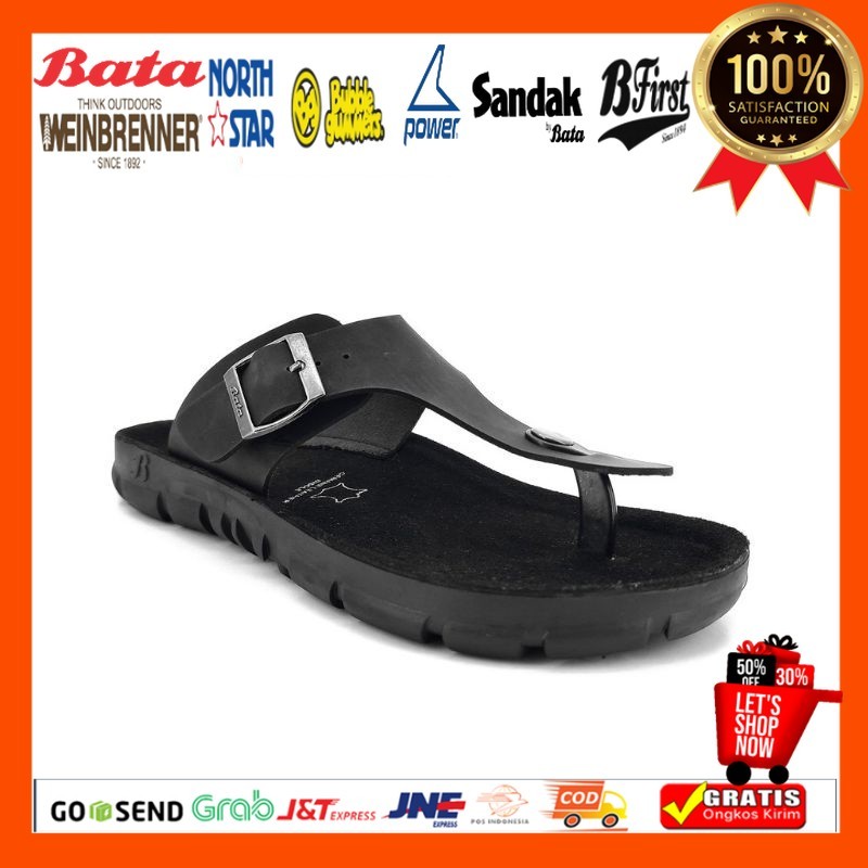 Sandal Gunung Bata Sandal Pria Energyzer Black - 8736177