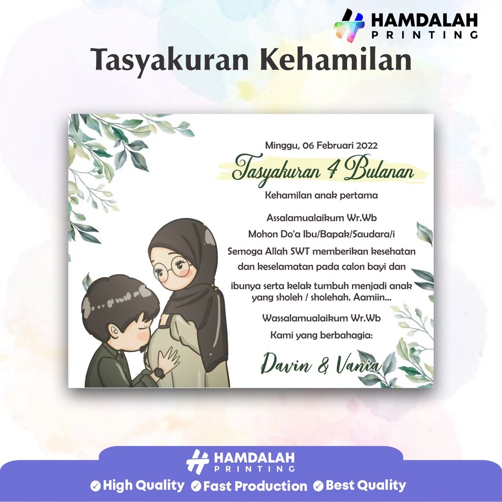 

STIKER / LABEL UNTUK TASYAKURAN 4/7 BULANAN KEHAMILAN DIJAMIN MURAH