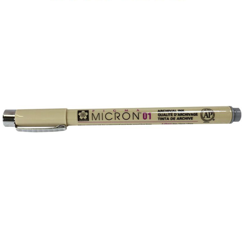 

Gramedia Surabaya - BALLPOINT SAKURA PIGMA MICRON 01 GRAY
