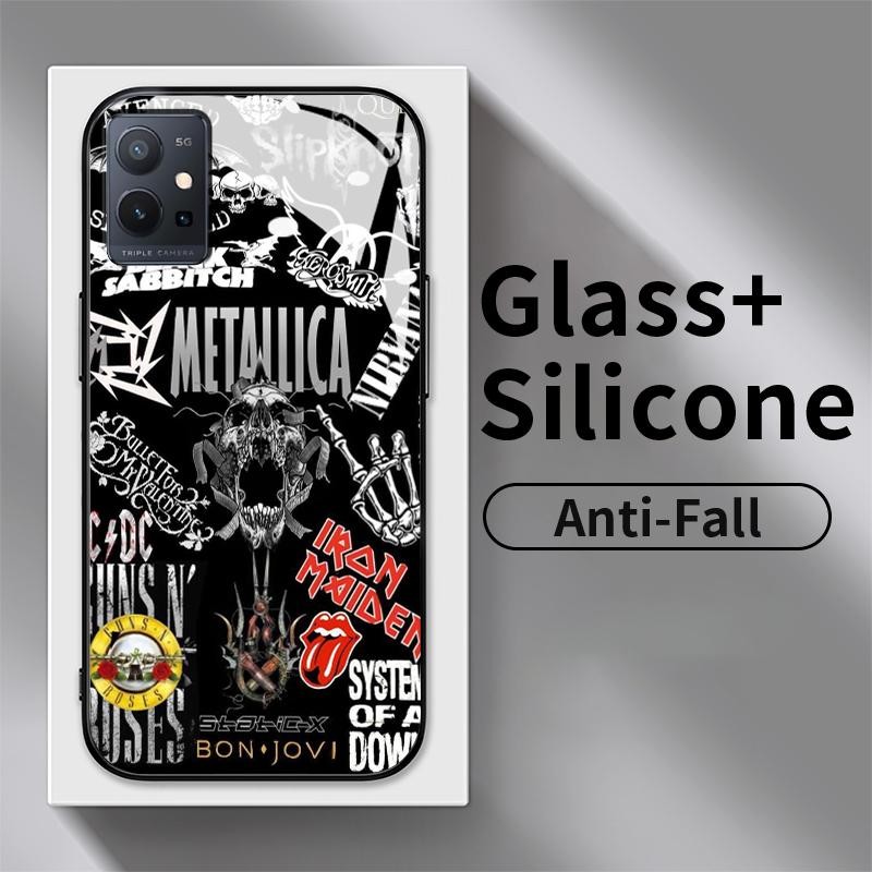 Casing Kaca Keras For Vivo T1 5G T1x 4G T2 4G T3 U10 U3x U20 U3 X50 Lite Z1 Z1i Z1 Lite Z1x Z3x Z5i 