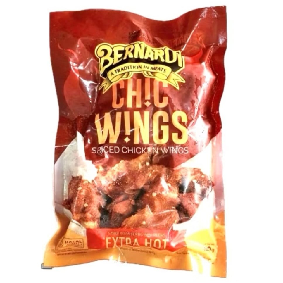 

BERNARDI CHICKEN WINGS EXTRA HOT 380 GRAM