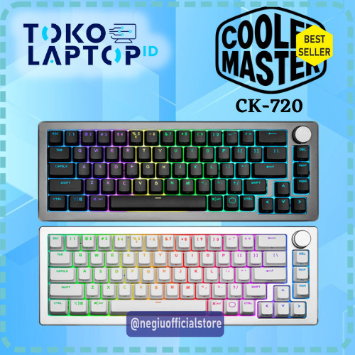 (TTP) Cooler Master CK720 / CK-720 65% Mechanical Gaming Keyboard - Red Switch