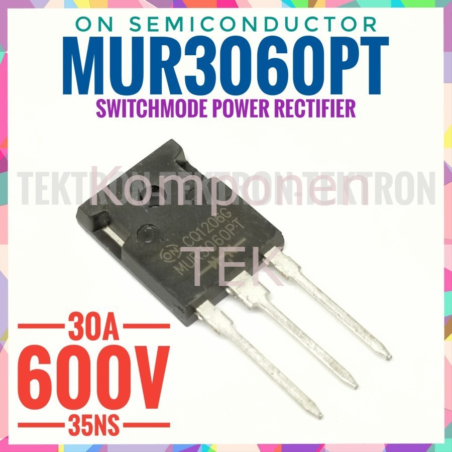 On Semiconductor MUR3060PT Ultrafast Recovery Diode MUR3060 30A 600V