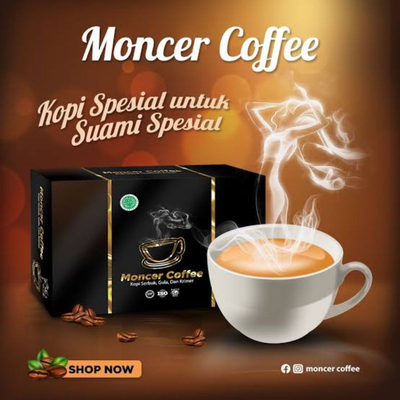 

Terlarisss Monceer Coffee Herbal Halal Teruji 100% Original!