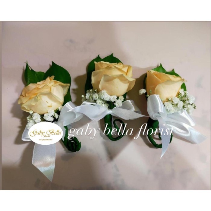 Korsase bunga. Bunga wedding. Bunga pengantin. Korsase wedding.