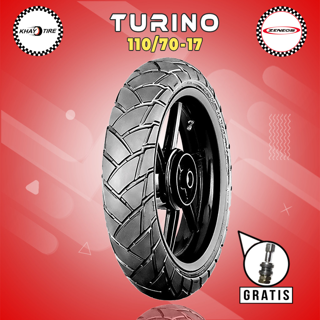 Ban Motor Adventure Touring Zeneos Turino 110/70 Ring 17 Tubeless