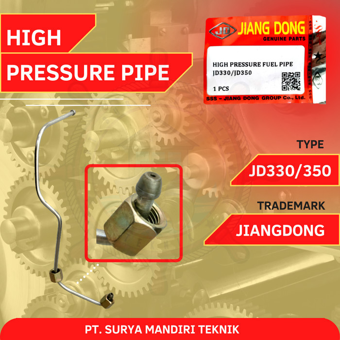 HIGH PREASURE PIPE / PIPA SOLAR JD330 / JD350 JIANG DONG