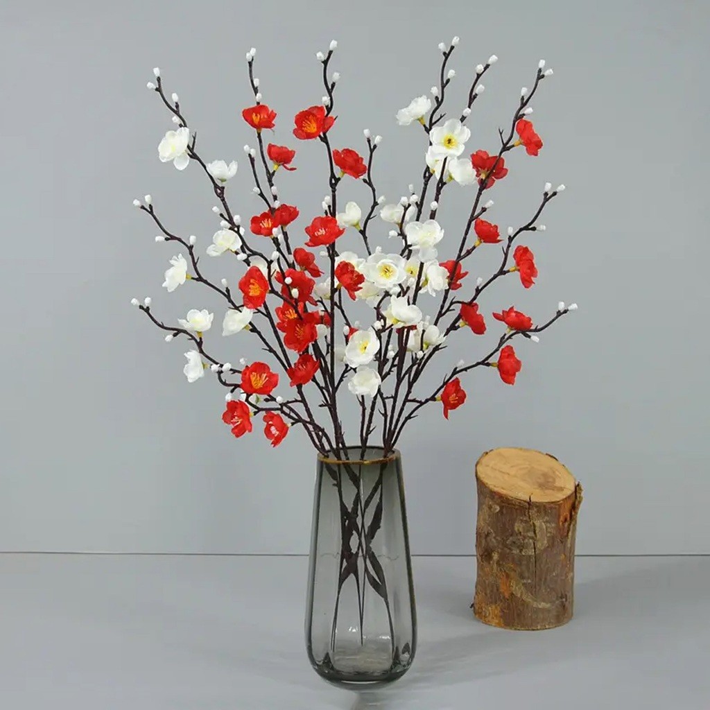 Bunga Sakura Bintik X1 Artificial Premium | Tanaman Hias Plastik Dekorasi Rumah Aesthetic | Bunga Me