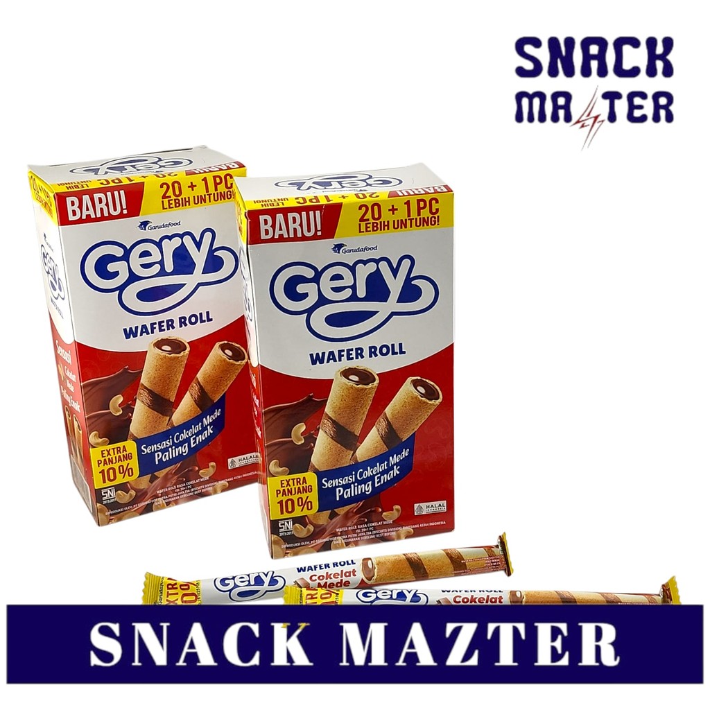 

Gery Wafer Roll - Netto 20 pcs x 15gr