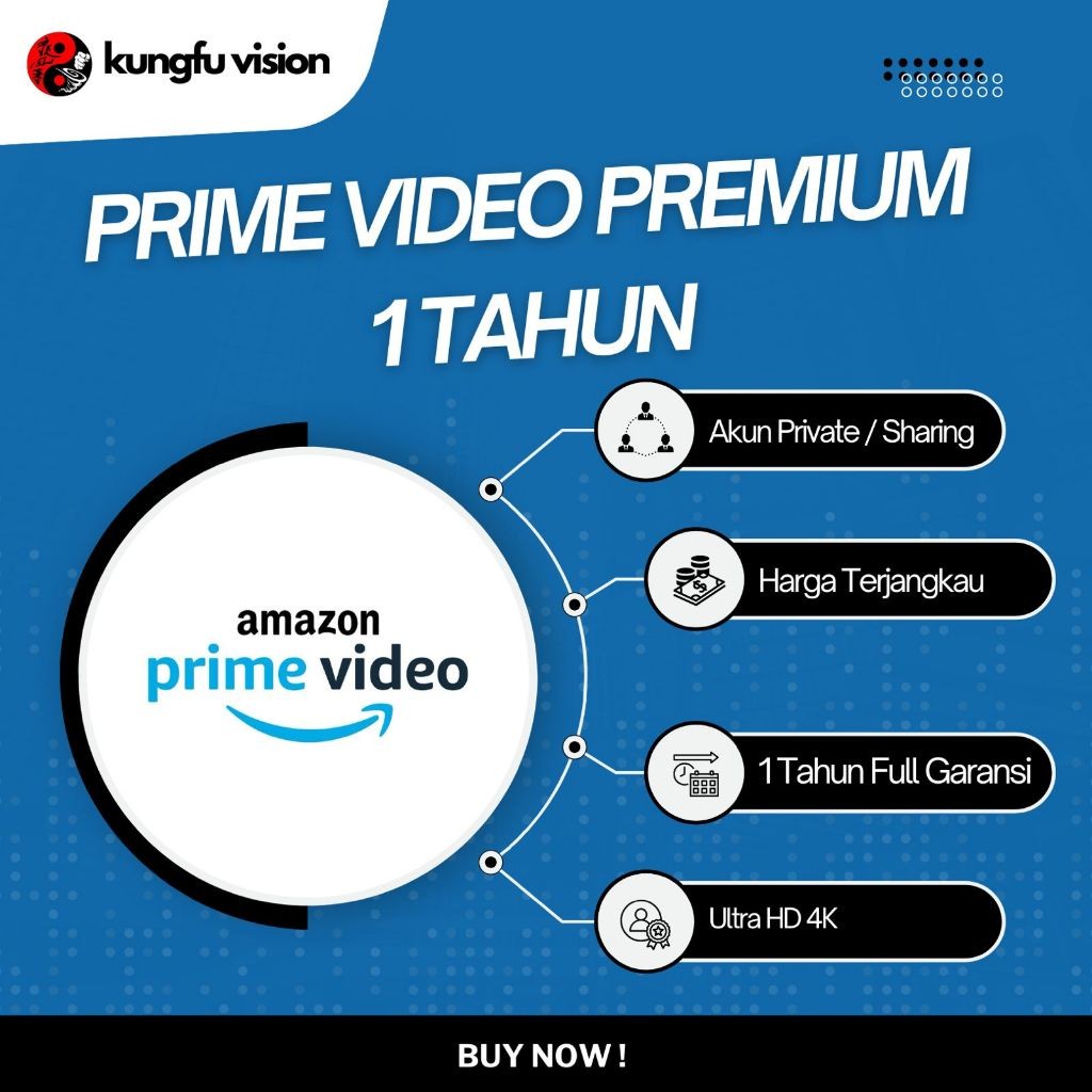PRIME VIDEO PRIVATE 1 TAHUN GARANSI