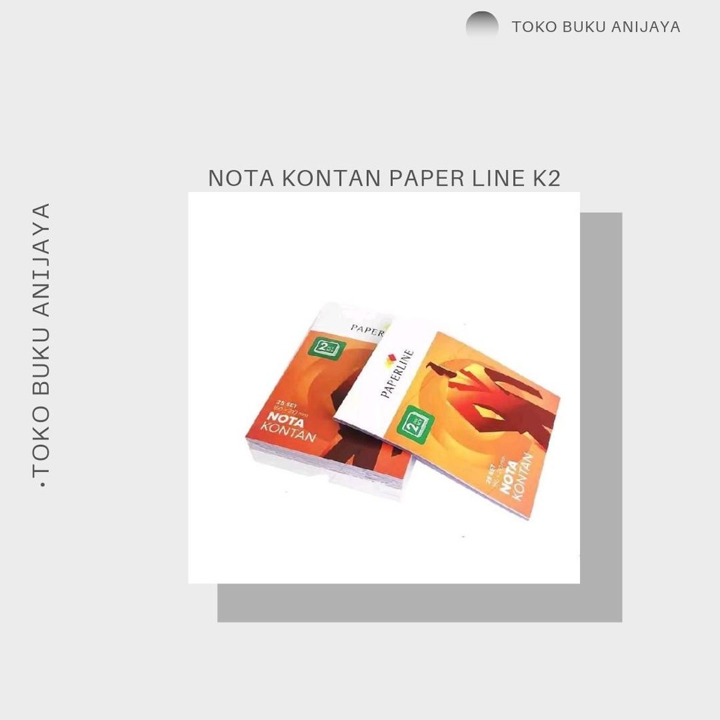 

NOTA KONTAN PAPER LINE K2/NOTA KECIL K2