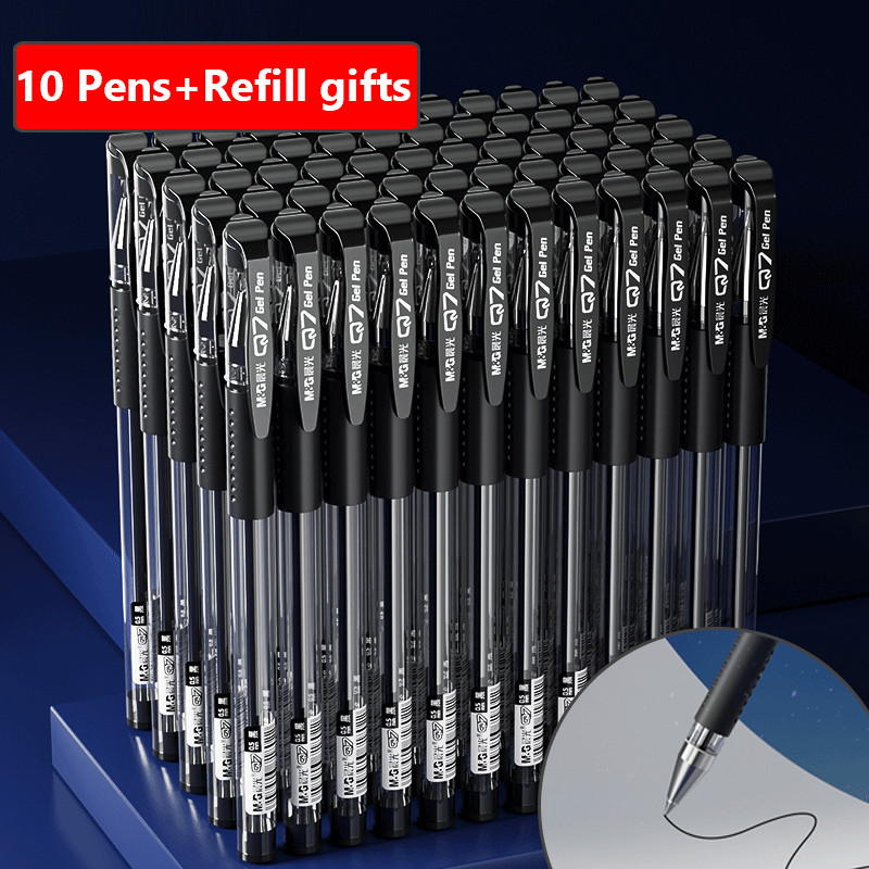

30pcs/set Gel Pen Fine Point Gel Pens Red Refill Ballpoint Pen 0.5mm for student Office School Cute Kawaii Stationery Supplies