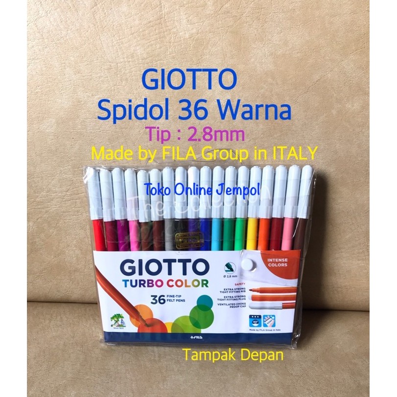 

[New Arrival] ATK0675GT 36 warna Turbo Color Spidol Giotto COD.418200 Colour
