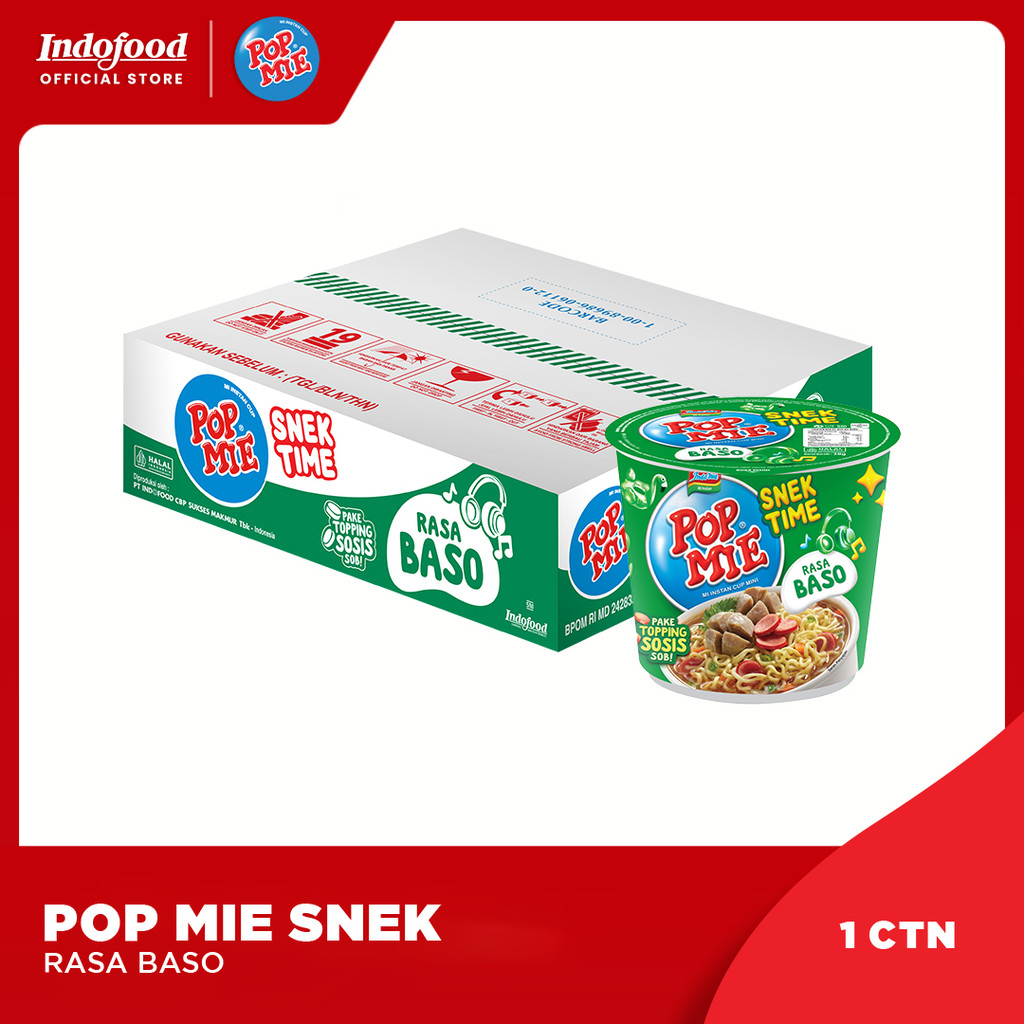 

CTN - Pop Mie Snek Baso 40 Gr