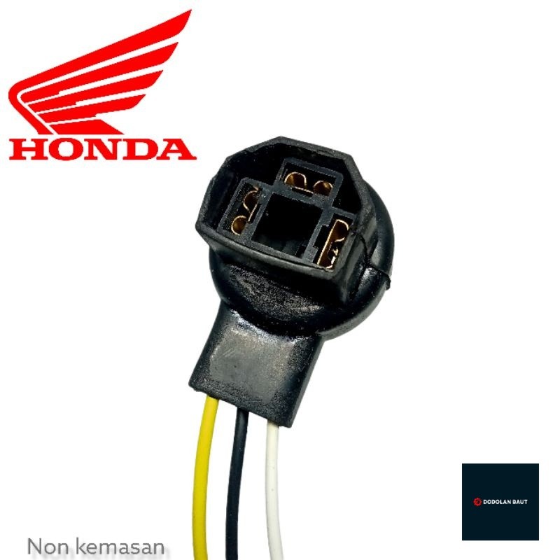 Soket Fiting Lampu Depan Honda Tiger Verza Mega Pro Kaki 3 H4 dodolanbaut