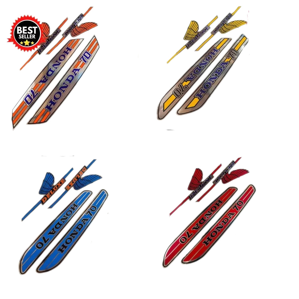 STIKER STRIPING STANDART HONDA C - 70 | STIKER STRIPING BODY HONDA C - 70 | ORIGINAL TERMURAH & BERK