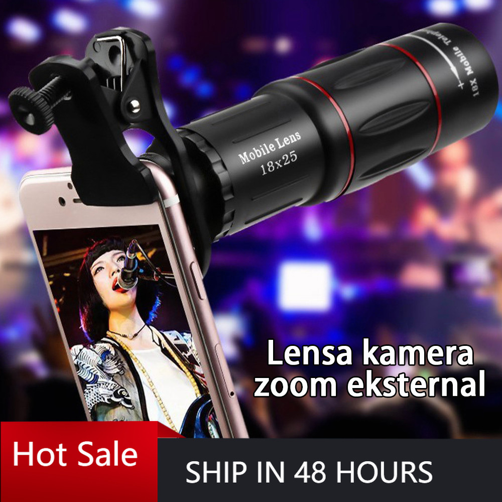 High-quality Teleskop lensa zoom hp Lensa telephoto Teleskop zoom 18X Dengan Klip Untuk Kamera hp le