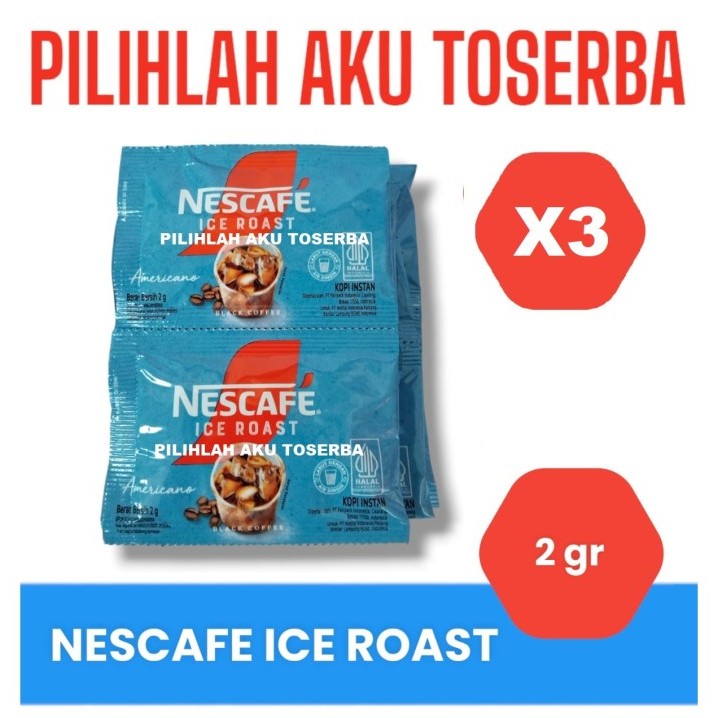 

Kopi Nescafe ICE ROAST Americano 2 gram - ( HARGA 3 RENCENG )