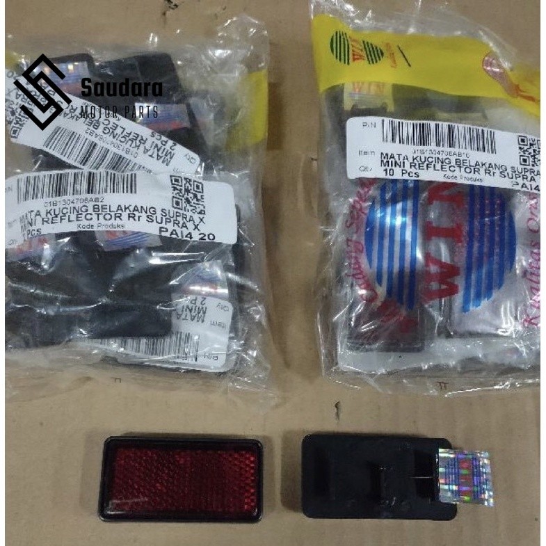Mata Kucing Spakbor Belakang Supra X Lama | Mini Reflector WIN | reflektor spakbor motor honda old W