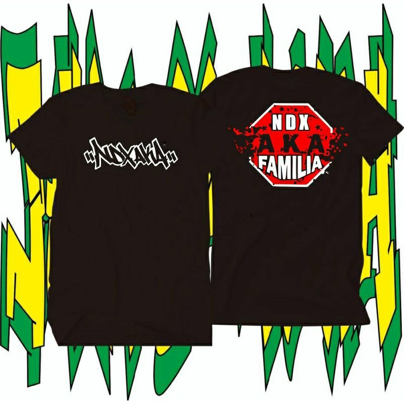 TShirt-NDX AKA FAMILIA DESIGN MERAH/KAOS DISTRO COTTON COMBED
